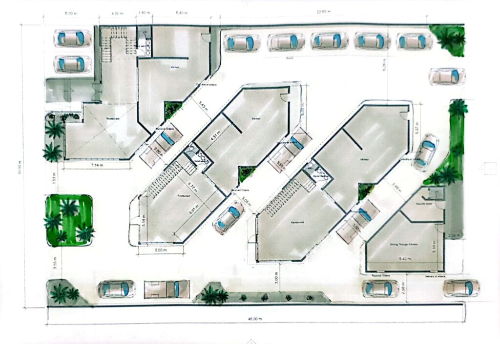 HexaLine Planning drawing 