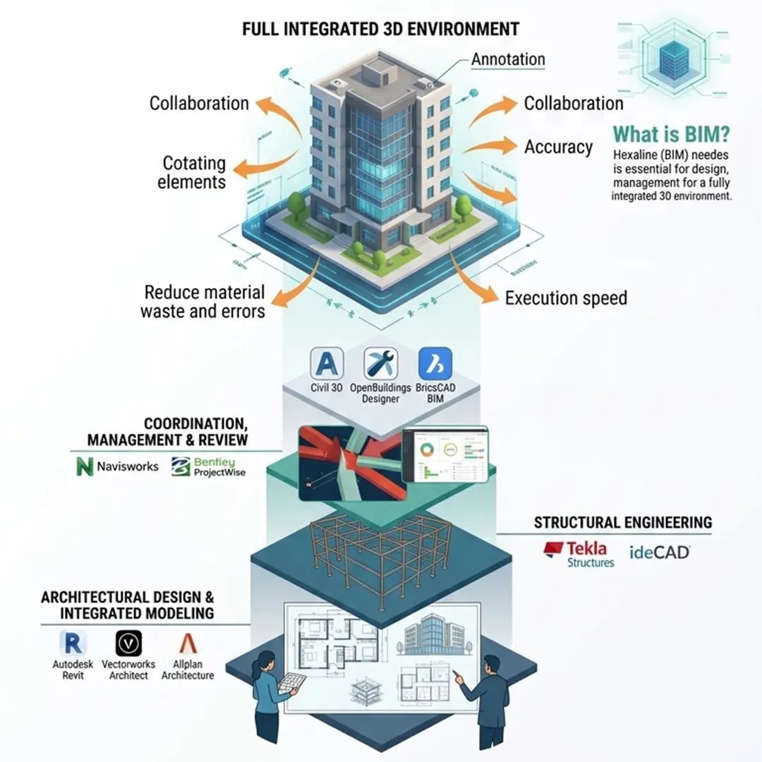 نمذجة معلومات البناء (BIM)