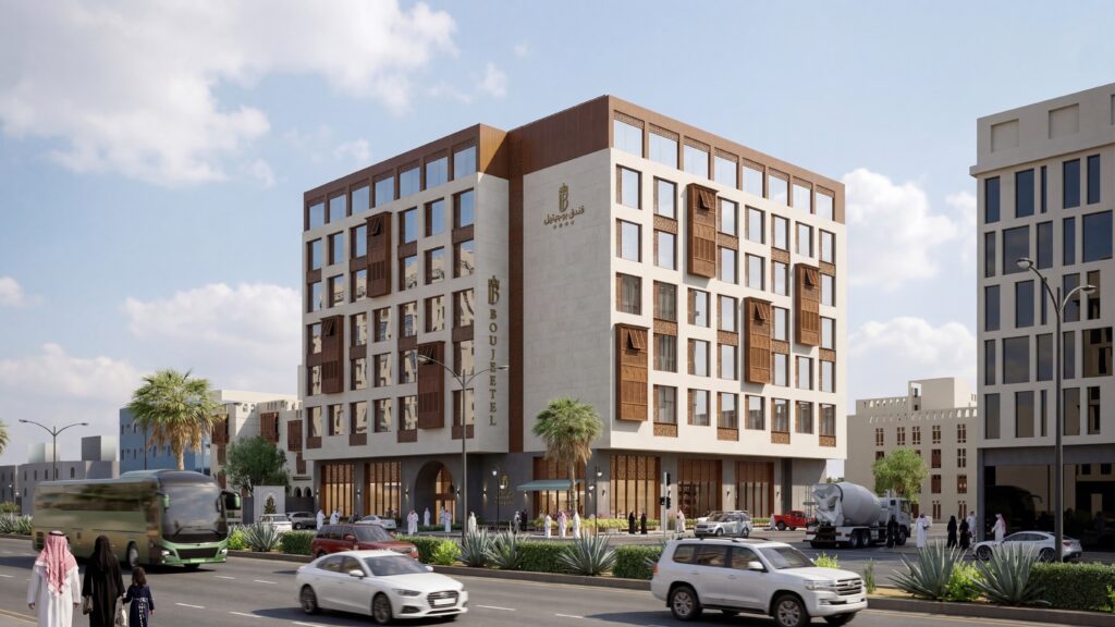 Boujitel-Hotel-4-Star-Logo-Building