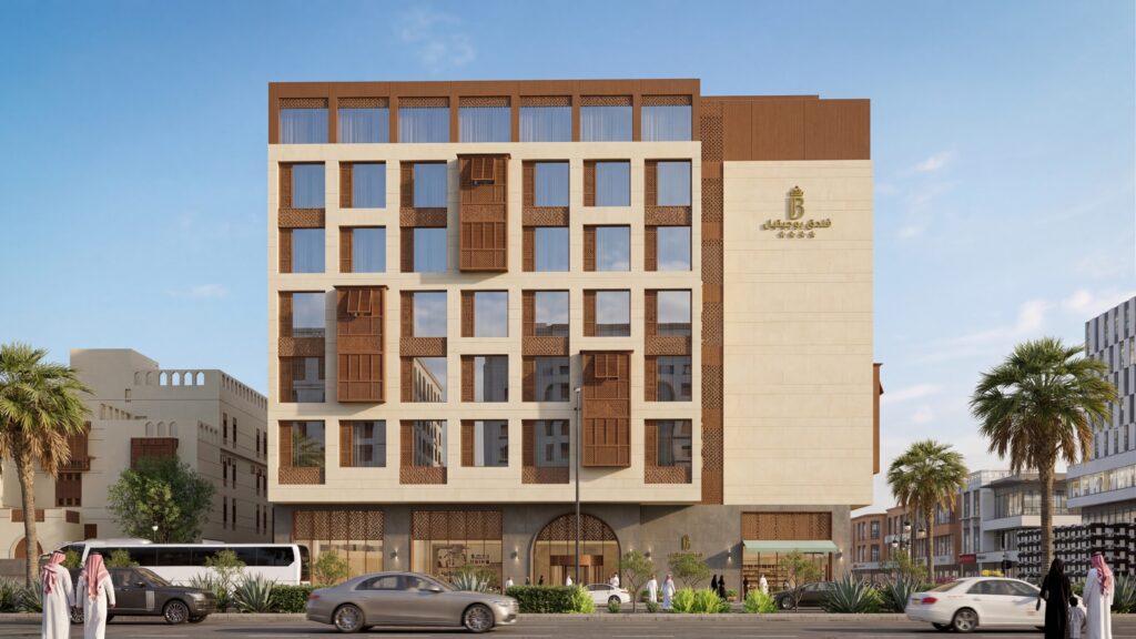 Boujitel-Hotel-4-Star-Logo-Building